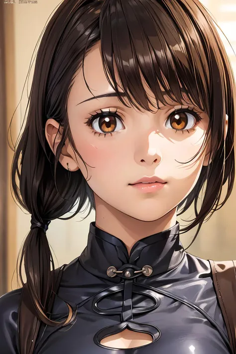 8k high quality detailed,highres,anime,comic,detailed image,
(an illustration of a teenage girl posing,(an illustration of girl,teenage girl)),(magazine_illustration),
(,aakosaki,1girl,brown hair,pony-tail,sidelocks,brown eyes,small breasts),((Warm Smile):0.8),detailed_face,
((contrapposto):0.8),
((,XCYP Cheongsam beauties):0.85),(,realistic clothing texture,realistic_skin_texture),<lora:onodera_kosaki_v2:0.65>,<lora:20240221-1708525432688:0.6>,<lora:more_details:0.2>