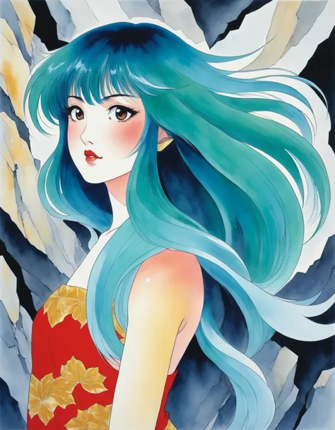 portrait, Boulder elemental spirit. By artist Rumiko Takahashi
