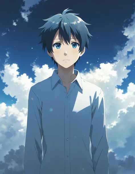 portrait, Dust elemental spirit. By artist Makoto Shinkai