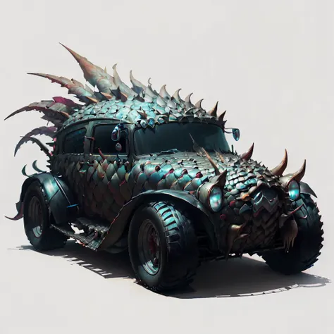 <lora:Dra9onScaleAI:.9>, Dr490nSc4leAI  car