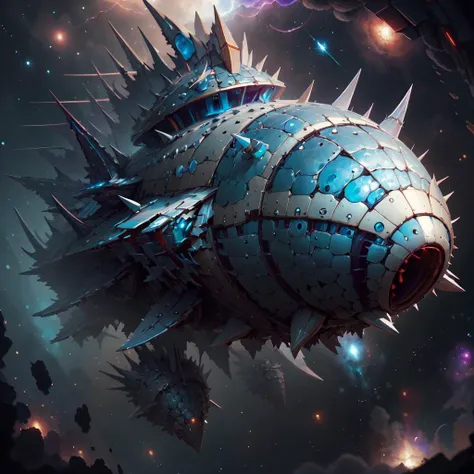<lora:Dra9onScaleAI:.9>, Dr490nSc4leAI spaceship
