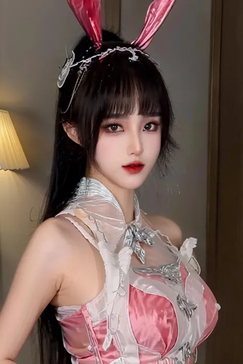 masterpiece, quality, Awareness-raising, Deep Blue, Platinum Earrings, Platinum Necklace, (see-through chinese clothes:1.2), One Girl, cute, (Dynamic Lighting:1.2), Cinematic lighting, Exquisite facial features, Delicate eyes, Sharp pupils, Realistic student, Depth of written boundary, ボケ Depth of written boundary, Sharp focus, (Very detailed, bloom, Shine:1.4), Lots of little gems、Green light、pinup, low-angle view, full body,