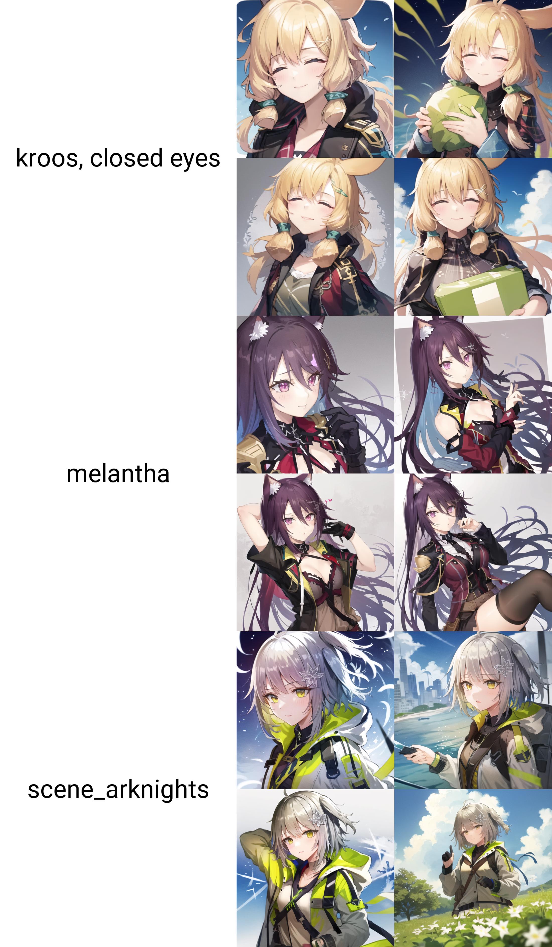 Arknights 3-in-1 LoRA | Low-Rank LoRA series no_reg v1.0