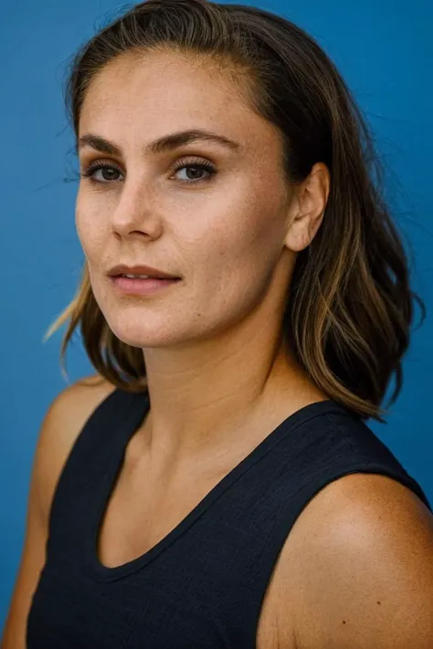 1girl, solo, portrait, ((black tank top)), looking at viewer, [blue background], masterpiece, best quality, ultra-detailed, ultra high res, (photorealistic:1.4), raw photo, (realistic:0.2), 8k HDR, f1.4, 40mm, photorealistic, raw, 8k, textured skin, skin pores, intricate details
<lora:skin_texture_v2:0.5> <lora:epiCRealismHelper:0.8> <lora:PAseer-SD15-LCM Quick:1> <lora:lm92_ned_lora_v01:1> lm92