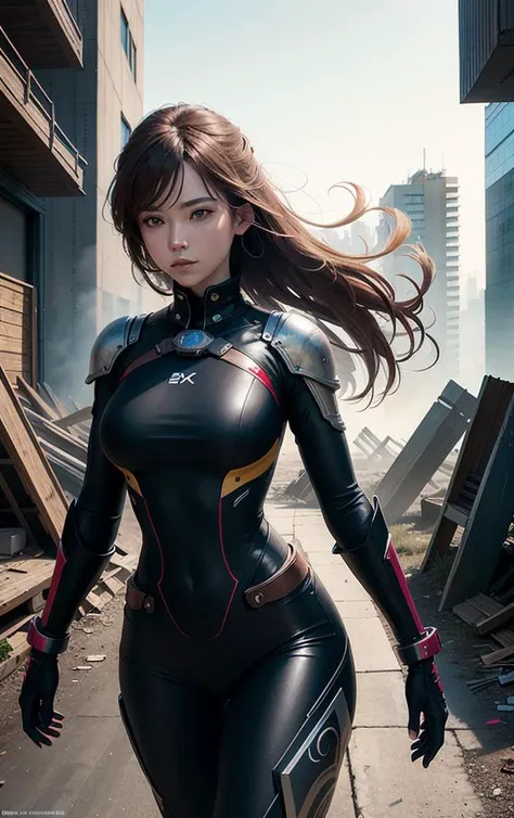 official art, unity 8k wallpaper, ultra detailed, beautiful and aesthetic, masterpiece, best quality, 1girl, extremely detailed, dynamic angle, cowboyshot, the most beautiful form of chaos, elegant, a brutalist designed, vivid colours
