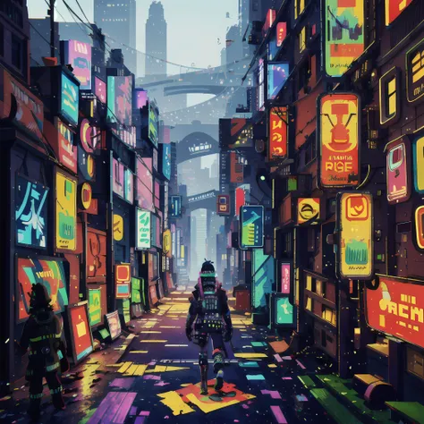 masterpiece, best quality, toon,3d,cyberpunk, <lora:scene:0.6>