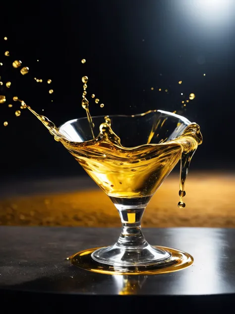 cinematic film still <lora:FF-Midj-Last-v0563:1> a close up of a liquid splash in a glass on a table, liquid oilpaint, viscous liquid, splashes of liquid, liquid golden and black fluid, abstract liquid, â golden cup, liquid glass, oil on water, liquified, swirling liquids, floating liquid, liquid gold, liquid sculpture, liquid interface, liquid, liquid translucent amber a group of people walking around a large alien spaceship, cinematic unreal 5, cinematic unreal engine 5, cinematic unreal engine, eve online still, cinematic still in adam | unity, from a 2 0 1 9 sci fi 8 k movie-fi cinematic movie stilnematic smooth unreal engine, in an arena in movie dune-2021allow depth of field, vignette, highly detailed, high budget, bokeh, cinemascope, moody, epic, gorgeous, film grain, grainy