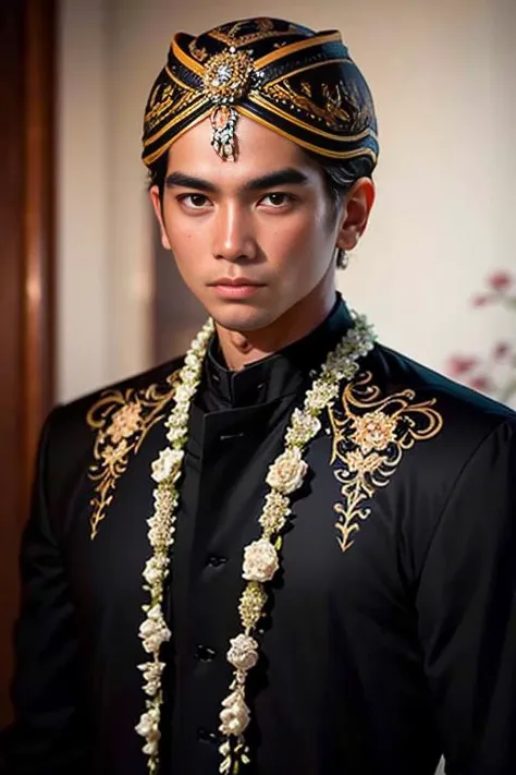 1boy, solo, photography, portrait of young adatjawapria man, detail, realistic, blurry background <lora:ARWadatjawapria:1>