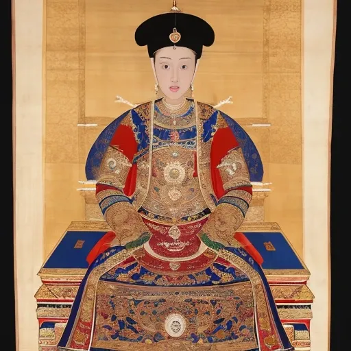 (high quality:1.2),1woman,Emperor,haungdi, <lora:huangdi:1>