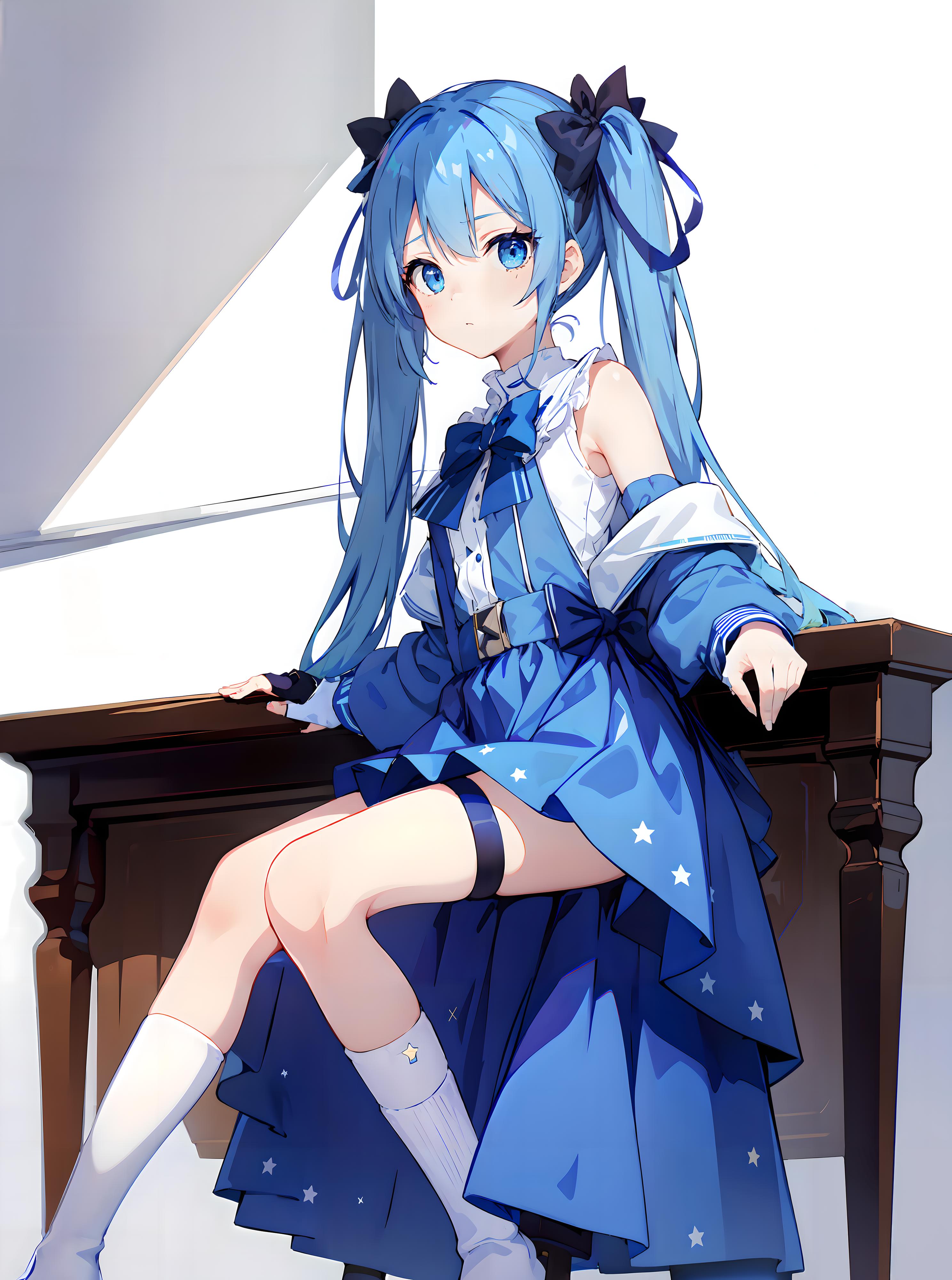 【Realistic & Anime】yuki miku - cosplay / 雪初音 - snow miiku - 初音未来 cosplay v1.0