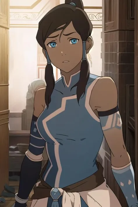 avatarkorra, <lora:korrav2-lora-nochekaiser:1>,
normkorra, korra, long hair, blue eyes, brown hair, ponytail, dark skin, dark-skinned female, hair tubes, topknot,
BREAK bare shoulders, armband, armlet, vambraces, bracer,
BREAK looking at viewer,
BREAK outdoors,
BREAK <lyco:GoodHands-beta2:1>, (masterpiece:1.2), best quality, high resolution, unity 8k wallpaper, (illustration:0.8), (beautiful detailed eyes:1.6), extremely detailed face, perfect lighting, extremely detailed CG, (perfect hands, perfect anatomy),