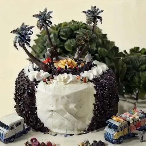 boys,fuit, boys,coconut, parody, cars, multiple boys, <lora:TinyinFood:0.9>
