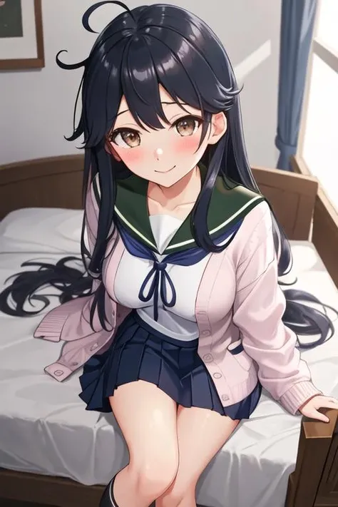 (8k, RAW Photos, Highest quality, masterpiece:1.2),
1 girl,alone,Mature Woman,Black Hair,Brown eyes,Long Hair, chest, chestの谷間, Observe the audience,Quite embarrassing,(((school uniform))),
,(((Put your hand in your panties))), (( Masturbating by touching the vagina with your fingers)), love juice spilling on the floor, liquid splashing from girl'Between the legs,whole body,Browsing Caution,Nipples,