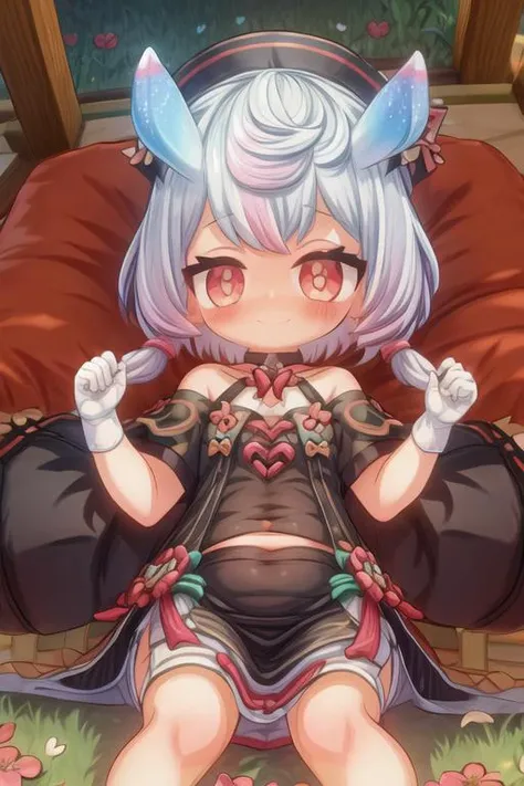 (masterpiece), (best quality), (detailed background, best lighting), ultra-detailed, highly detailed, (((blush))), shy, solo, (happy), (smile), pov navel, barefoot, , <lora:add_detail:0.8>,
<BRAKE>
lying on the grass, (colorful flowers), shadow, sunlight, warm, side lighting,
<BRAKE>
black dress, short sleeve, (off shoulder dress),
(mels), <lora:0_GI_Mels_All_In_One_Rev_SD15_00_006_6kover:1>
