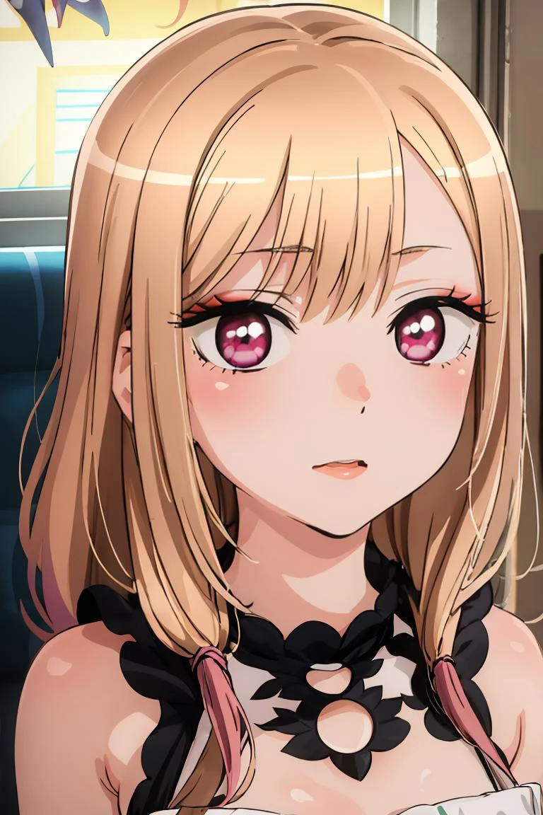 (masterpiece, best quality), 1girl, beautiful face, <lora:chara_SonoBisqueDoll_KitagawaMarin_v1:1> kitagawa marin sb,