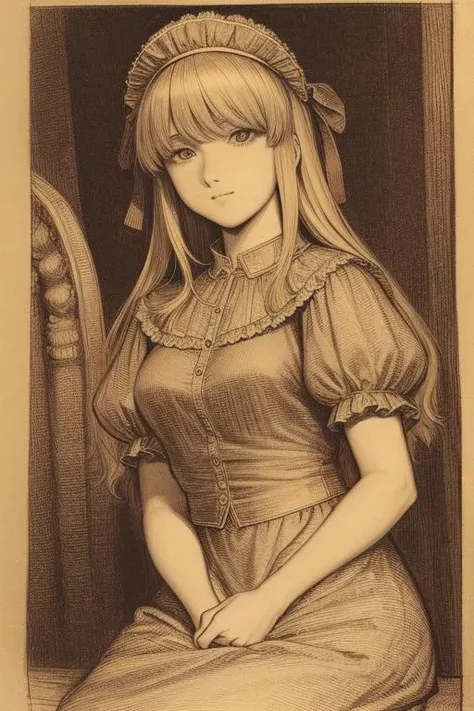 ultra-detailed, masterpiece, highest quality,1 girl, durer-style