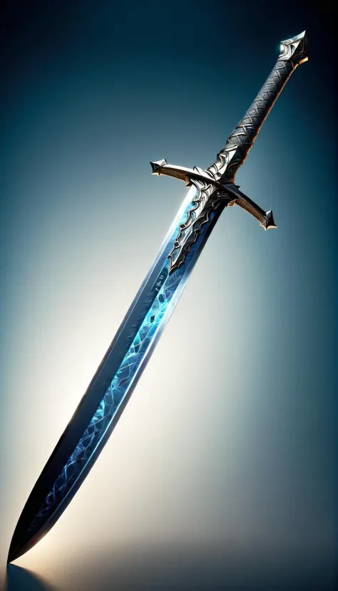 ral-bismut,<lora:ral-bismut:1>,holding sword,<lora:XLKnightV1:1>,holding weapon,
A sharp longsword,the beauty of cold weapons and the imagination of technology,shining with cold light,full of power and killing atmosphere,