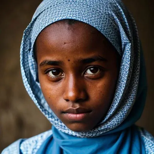 Photo of a 18 years old woman from Djibouti portrait. Realistic, hyperreal, real life, real, ultrarealistic, Realism, hyper real, ultra real