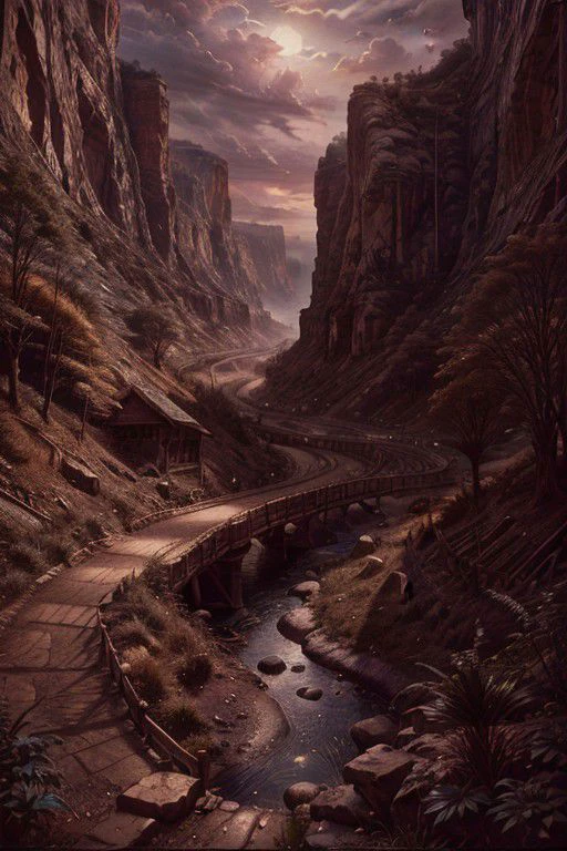 A valley forgotten by time, (masterpiece),((ultra-detailed)), (highly detailed CG illustration),(expressionless), (best quality:1.2), High quality texture, intricate details, detailed texture, High quality shadow, Cinematic Light, Depth of field, light source contrast, perspective,20s, <lora:epi_noiseoffset2:1>, <lora:add_detail:0.8>, npzw, monochrome