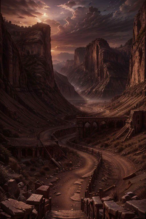 A valley forgotten by time, (masterpiece),((ultra-detailed)), (highly detailed CG illustration),(expressionless), (best quality:1.2), High quality texture, intricate details, detailed texture, High quality shadow, Cinematic Light, Depth of field, light source contrast, perspective,20s, <lora:epi_noiseoffset2:1>, <lora:add_detail:0.8>, npzw, monochrome