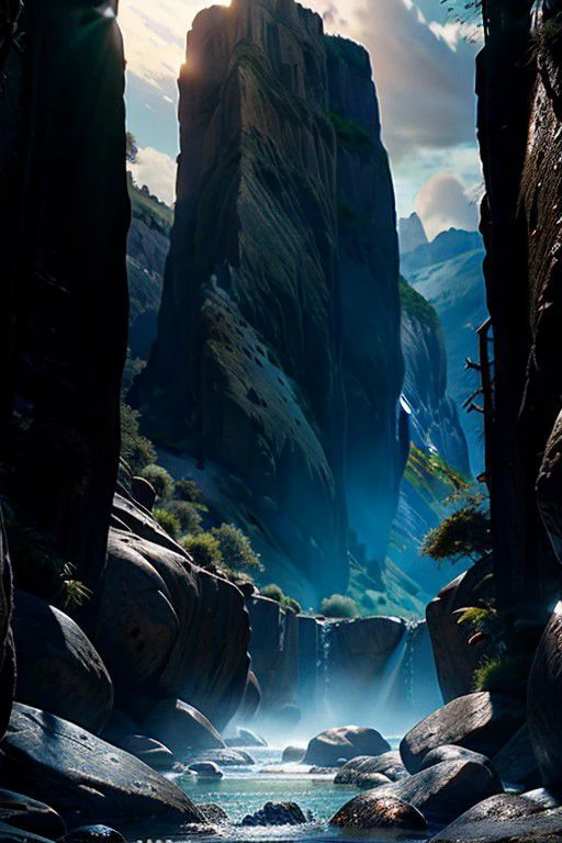 A valley forgotten by time, (masterpiece),((ultra-detailed)), (highly detailed CG illustration),(expressionless), (best quality:1.2), High quality texture, intricate details, detailed texture, High quality shadow, Cinematic Light, Depth of field, light source contrast, perspective,20s, <lora:epi_noiseoffset2:1>, <lora:add_detail:0.8>,npzw, (text), monochrome