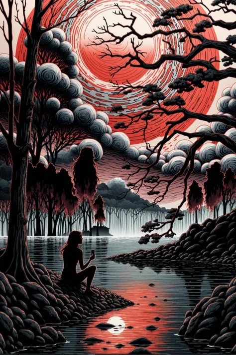 non fiction book cover art, factual, informative, clean, subtle colors in the languid twilight, a solitary silhouette stands at the edge of a forgotten lake, shrouded in an aura of lethargy and nostalgia. the fog creeps around them like a gentle lover, obscuring their features from view as they lean against the worn stone wall. as the last wisps of sunlight dissolve into the mist, the figure's gaze slowly drifts downward, as if succumbing to the weight of their own thoughts. their eyes seem to hold a deep fatigue, as if they are reliving a dreamless sleep or mourning the loss of a forgotten melody. the air is heavy with the scent of damp earth and decaying leaves, and the only sound is the soft lapping of the water against the shore, punctuated by the distant hum of a sleepy insect...