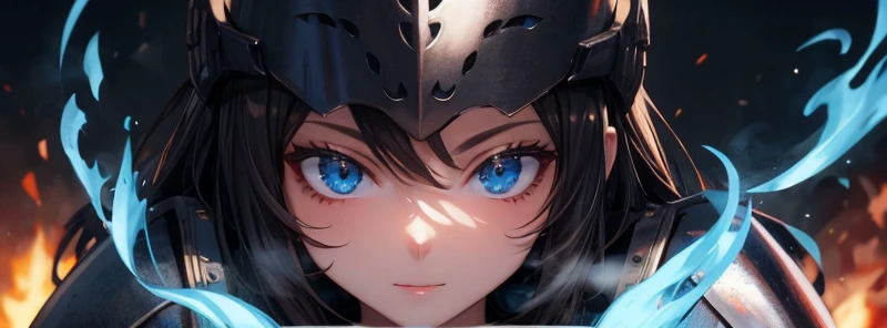 masterpiece, best quality, high res, best quality, pthe greatest details, 8k, UHD, HDR, fire and smoke,
<lora:add_detail:0.8>, <lora:ng_deepnegative_v1_75t:1>, <lora:RealDownblouse15_v2.08:1>,
Portrait, looking at the camera,
knight, in armor, burning helmet, helmet on fire, blue flame,