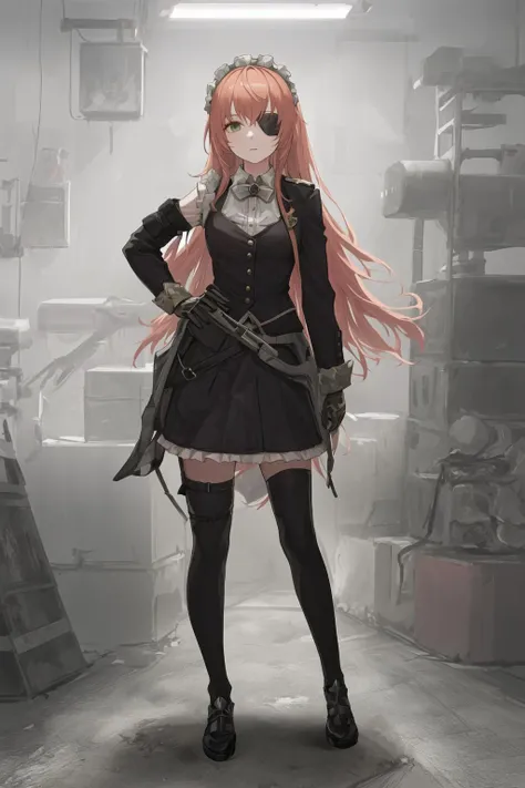 full body, woman, cz2128_delta eye patch, suit, (masterpiece:1.4), best quality, ultra detailed, <lora:Cz delta(Overlord):0.5>