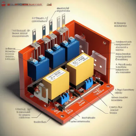 <lora:Isometric Cutaway:1>,Isometric Cutaway ,It explains how the structure of the relay is and how it is installed