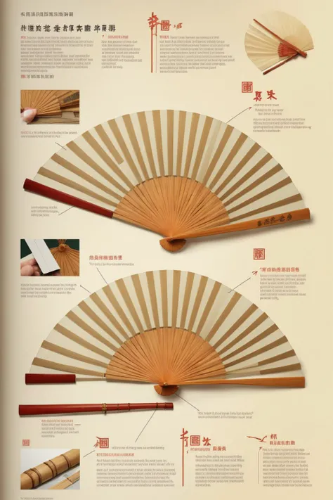 <lora:Isometric Cutaway:1>,Isometric Cutaway - An image illustrating the installation guide for the chinese bamboo folding fan. The background showcases a practical chinese bamboo folding fan installation scenario,with illustrations or pictures demonstrating the correct installation steps. The accompanying text instructions are presented in a clear and understandable manner,assisting users in effortlessly completing the chinese bamboo folding fan installation.