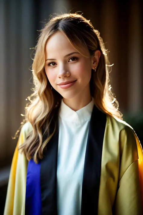 (eye level, headshot:1.2) photo of photo of <lora:HalstonSage_v1:1> HalstonSage, smiling, she is wearing layered kimono, she is wearing claw ring, her hair is styled as beehive hair, BREAK she is (in the patio:1.1), light beams streaming through haze, Velvia 100 ,shot on Kodak Brownie ,50mm ,long exposure,