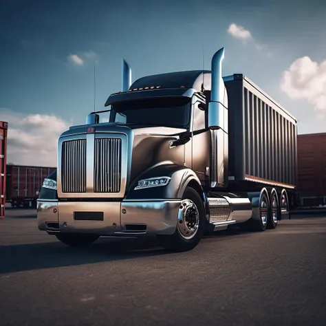 cinematic photo truckmaker truck, frontview <lora:TruckMaker-SDXL-LoHA:-0.5> . 35mm photograph, film, bokeh, professional, 4k, highly detailed