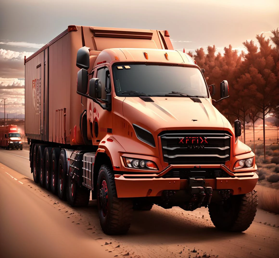 (masterpiece:1.1),red( truck concept hypermodern:1.1)<lyco:TruckMaker:1> ,view, epic drama, (dark dim night:1.1) highway
realistic, 8k uhd, dslr, cinematic lighting, high quality, film grain, Fujifilm XT3