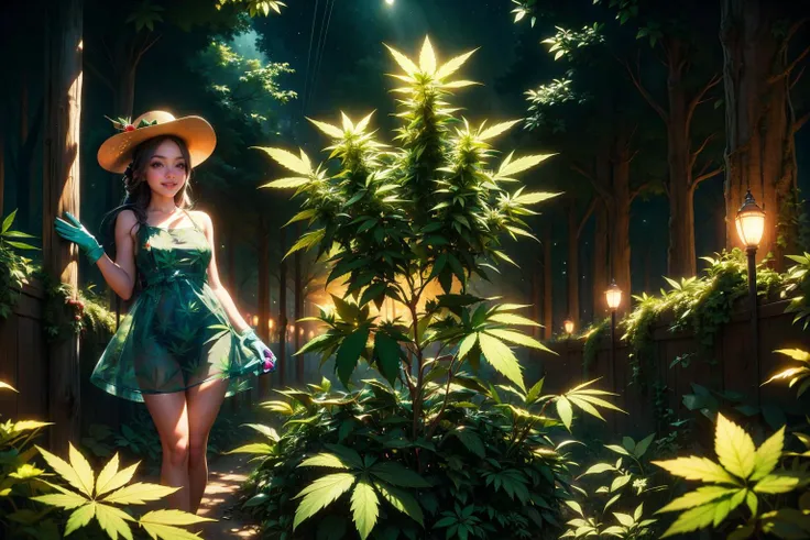 photo of (F0012024v1),fit,slender,sombrero hat,green gloves,wooden basket,smiling,(w33d,shiny latex dress,marijuana pattern,see through),(mediumshot:1.5),<lora:w33d:0.8>,
BREAK
bokeh,marijuana plants,<lora:Luminescent_Plants:0.7>, (award winning photography,professional photography,8k,RAW photo,best quality,masterpiece,photo-realistic,intricate,highly detailed,professional lighting)