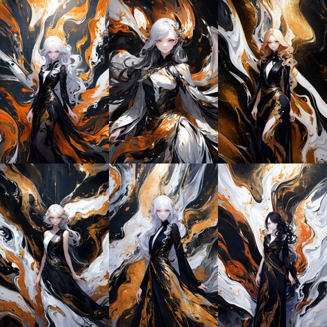 (otherworldly, otherworldly atmosphere, otherworldly appearance), highly insanely detailed, masterpiece, top quality, best quality, highres, 4k, 8k, RAW photo, masterpiece,best quality, 1 girlï¼ dressï¼<lora:marble dress_20230927085737-000009:0.8>, (fantasy world)