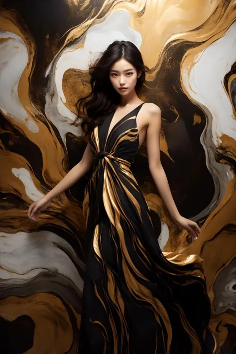 masterpiece,best quality, 1 girlï¼ dressï¼<lora:marble dress_20230927085737-000009:0.8>