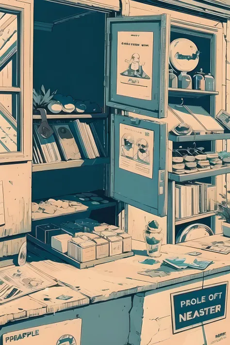 (masterpiece:1.5, best quality:1.5), ((VaporWave style, partially coloring)), close-up, from above, cinematic angle, (((vanilla))),
1girl, solo, cute smile, (hold a vanilla ice cream), gemstone decoration, long_hair, in ice cream shop, dolls were in a mess, decadent life,
pole outside the window, sunset outside the window, street outside the window, the sunset outside the window,