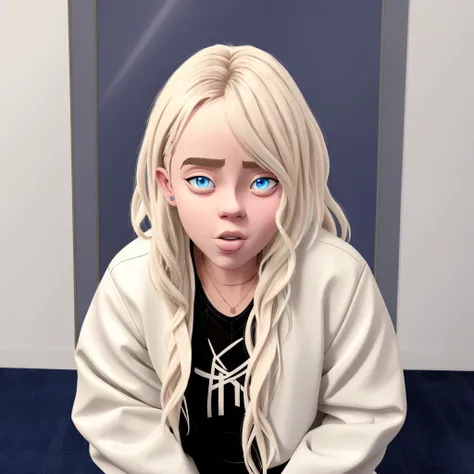 Billie Eilish <lora:SpiderVerse:0.95>