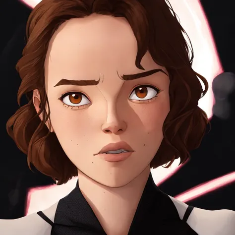 Daisy Ridley <lora:SpiderVerse:0.75>