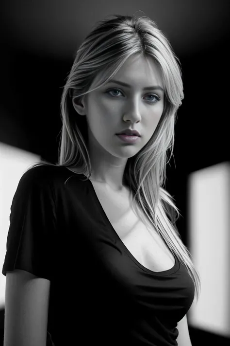portrait of DEN_alena_hemkova, headshot, face focus, black background, (plain shirt:1.3), (shadows:1.3), bokeh, dynamic lighting, low lighting,
photorealistic, high detail, detailed,