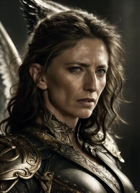 close up RAW photo of winged warrior sks woman, detailed textures, sharp focus, ultra high pixel detail, absurdres, cinematic, intricate, cinematic light, concept art, art station, realistic, movie scene, cinematic, high quality, craig mullins and wayne barlowe style, full colors, incredibly detailed, 4k, 8k, <lora:locon_antjetraue_v1_from_v1_64_32:1.25>