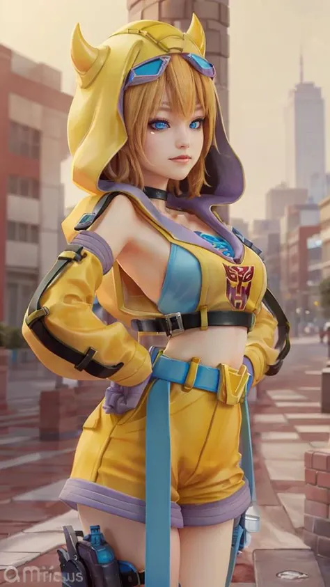 RAW photo, (best quality:1.3), high resolution, (masterpiece), (photorealistic:1.4), professional photography, sharp focus, HDR, 8K resolution, intricate detail, extremely detailed CG unity 8k wallpaper, <lora:TFBBG:1>, TFBBG, 1girl, solo, yellow bikini, yellow hoodie, yellow jacket, yellow shirt, yellow shorts, extremely detailed face, extremely detailed bule eyes:1.2, (smiling:1.3), (PureErosFace_V1:0.3), (naturally sagging enormous breasts:1.1), nice hands, prefect hands, <lyco:GoodHands-beta2:1.0>