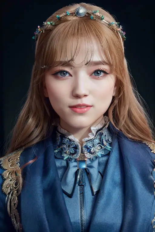 a beautiful empress portrait, blonde hair, perfect blue eyes, with a brilliant, impossible striking big Christmas headpiece, clothes Santa robes, everything Christmas, snow, symmetrical, dramatic studio lighting, rococo, baroque, greens, asian, hyperrealism, closeup, D&D, fantasy, intricate, elegant, highly detailed, digital painting, artstation, octane render, 8k, concept art, matte, sharp focus