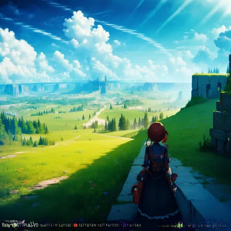 A visual title screen,(masterpiece:1.4),(best quality:1.4),(high resolution:1.4),optical mixing,This is a cool title,Game Title,1girl,It presents a metaphor for the cruelty and horror of the game.,breathtaking perspectives,wide-angle vistas,immersive landscapes,stunning views,expansive scenes,visual depth,