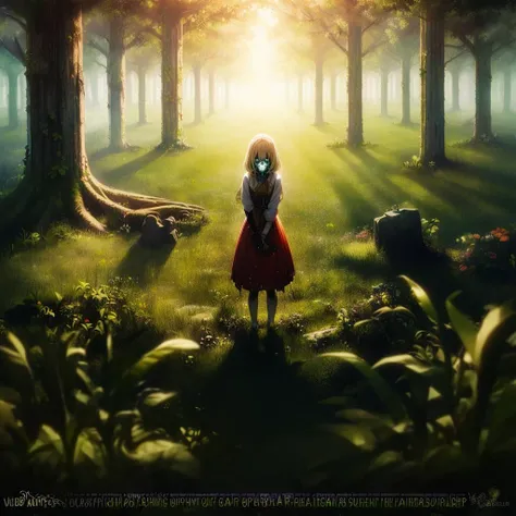 A visual title screen,Anime and Game Styles in the Early Years,masterpiece:1.4,best quality:1.4,high resolution:1.4,optical mixing,This is a cool title,Game Title,1girl,((((It presents a metaphor for the cruelty and horror of the game.)))),wide-angle vistas,immersive landscapes,(using subtle shifts in color and tone to create depth and dimension and a sense of craftsmanship and skill:1.3),stunning views,expansive scenes,visual depth,