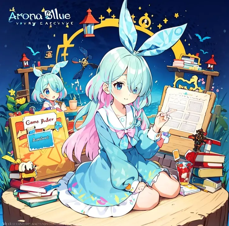 Game Title,CUTE,<lora:aronaBlueArchive_v1:1>,arona (blue archive),