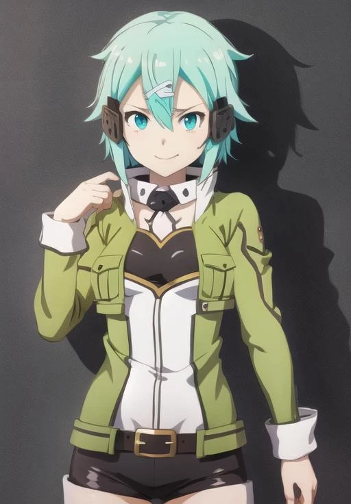 <lora:Sinon-GGO:0.8>, Sinon-GGO, smirk, (seductive, alluring, charming:1.3), beautiful, (highly detailed, high quality:1.3)