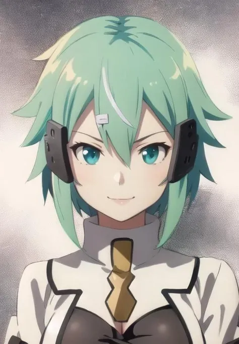 <lora:Sinon-GGO:0.8>, Sinon-GGO, smirk, portrait,, (seductive, alluring, charming:1.3), beautiful, (highly detailed, high quality:1.3)