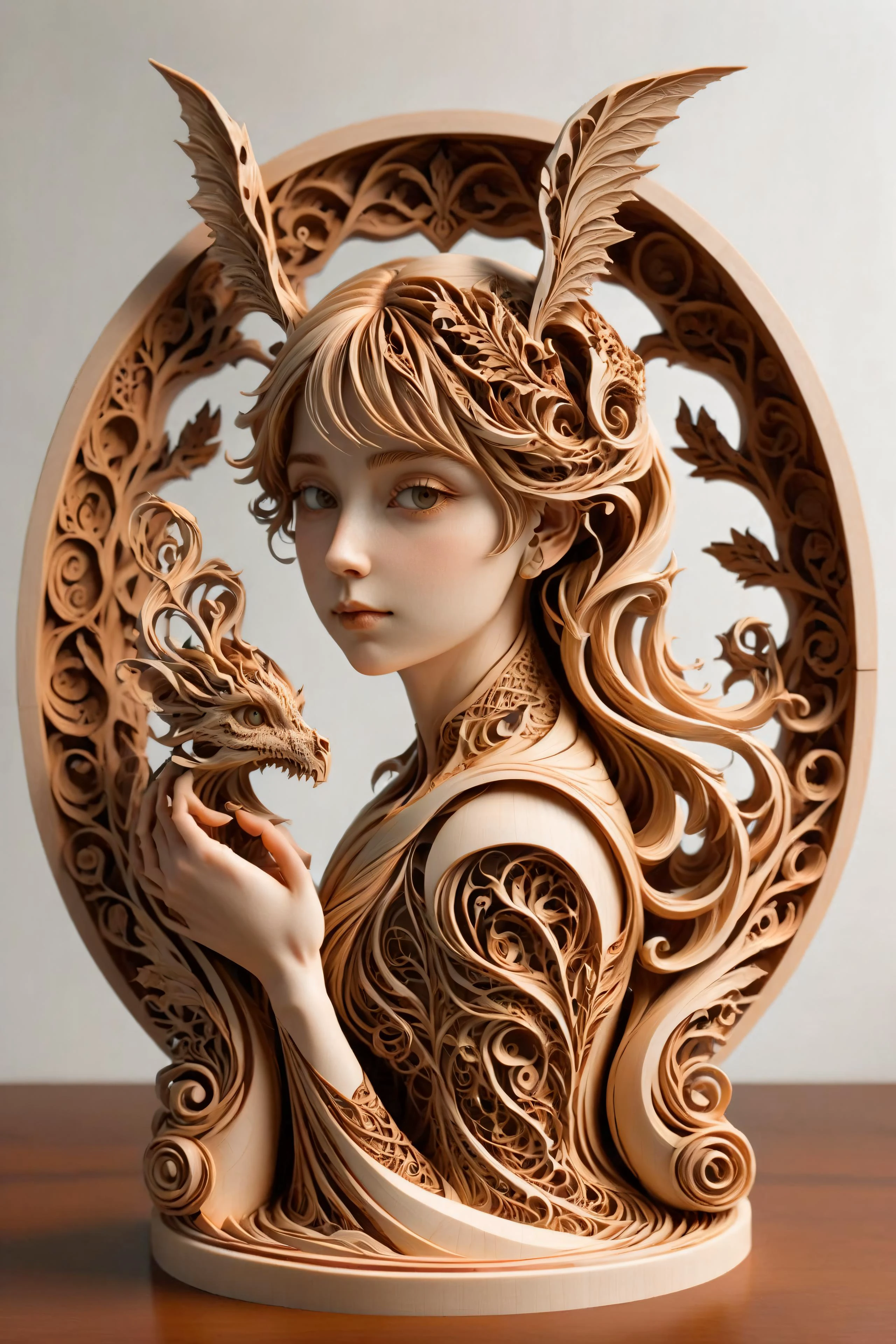 woodfigurez mural of a woman, in the style of aaron horkey, in the style of aphonse mucha <lora:add-detail-xl:1> <lora:woodfigurez:1> <lora:papercut:1> papercut, (masterpiece:1.2), best quality, (hyperdetailed, highest detailed:1.2), high resolution textures, <lora:EnvyBetterHiresFixXL01:1>