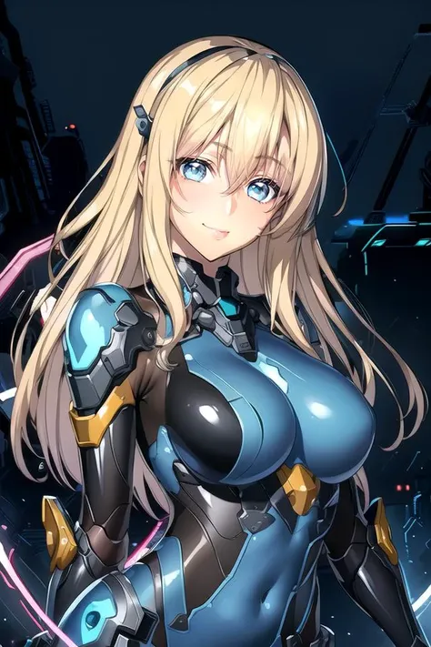 masterpiece, (best quality), (ultra-detailed), (best illustration), (prshltn:1.2), blonde hair, slight smile, aqua eyes, kagami hirotaka style, <lora:ParisHilton2:0.9><lora:kagamiHirotaka_v10:0.4>